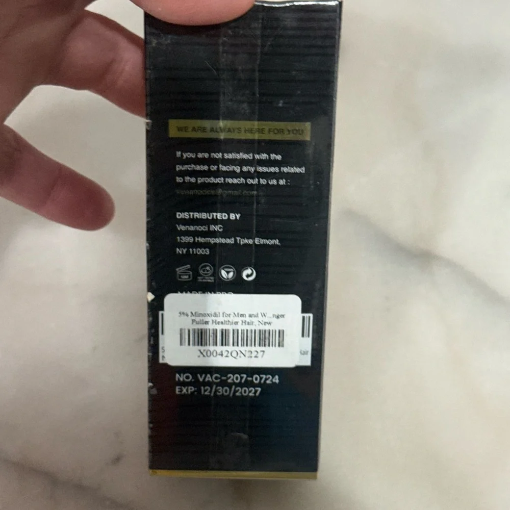 Hair Growth Serum - Black and Gold